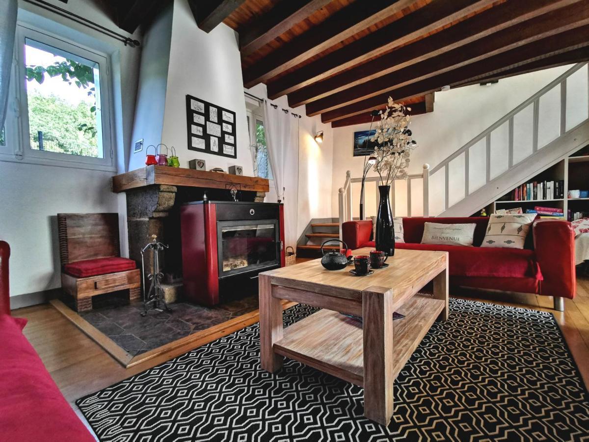 Grande Maison Au Coeur D'Un Village Historique Avec Terrasse Et Wifi Inclus - Fr-1-582-308 Saint-Vidal Dış mekan fotoğraf