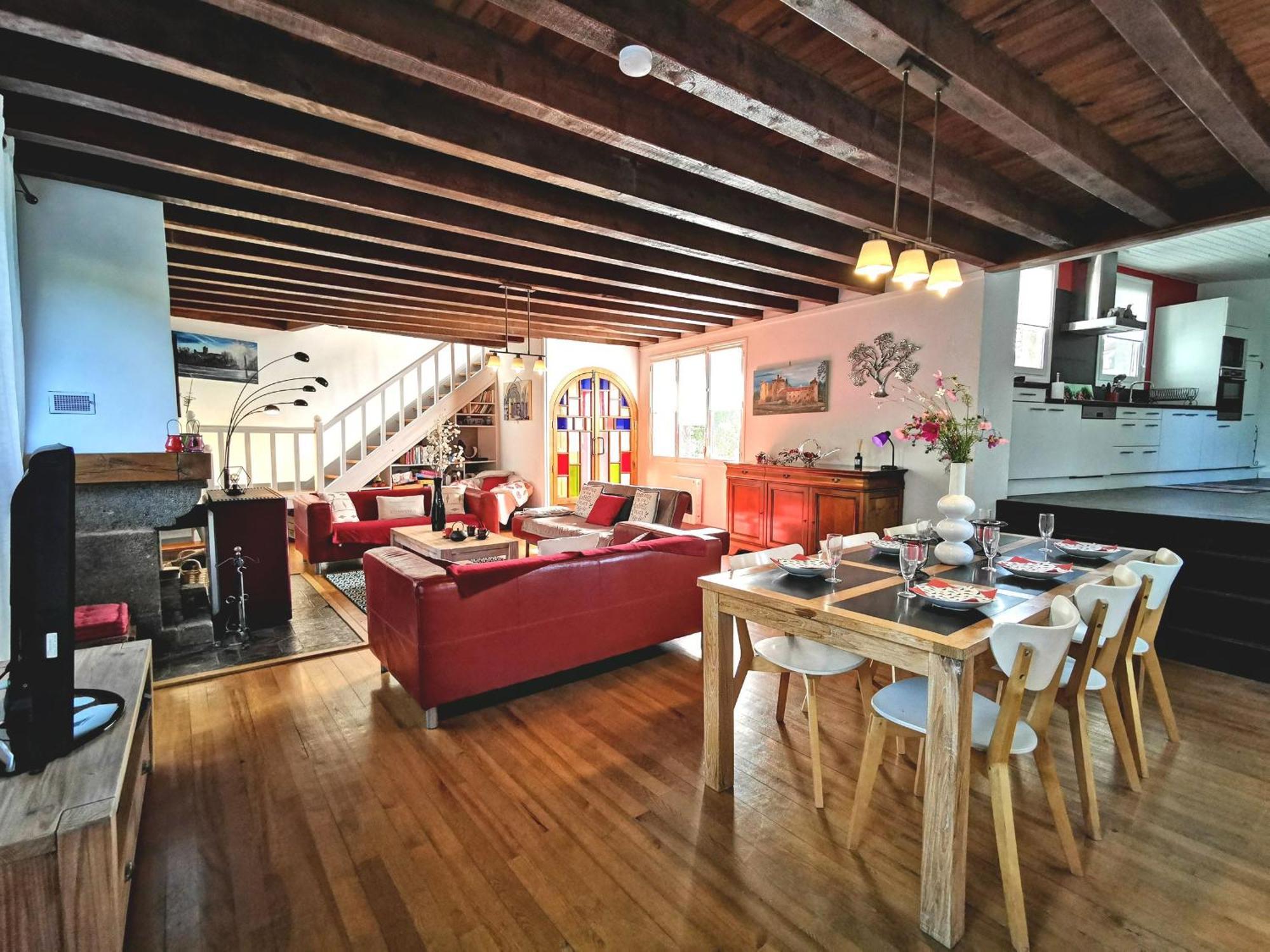 Grande Maison Au Coeur D'Un Village Historique Avec Terrasse Et Wifi Inclus - Fr-1-582-308 Saint-Vidal Dış mekan fotoğraf